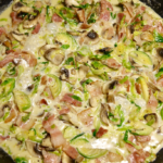 Pasta med brysselkål och bacon1