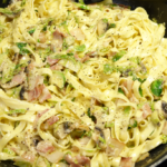 Pasta med brysselkål och bacon2