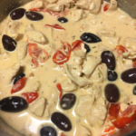 Kyckling med citron och oliver