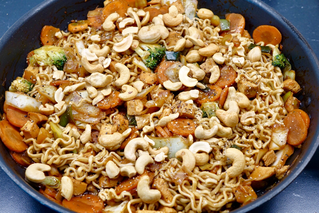 Svinnsmart kycklingwok