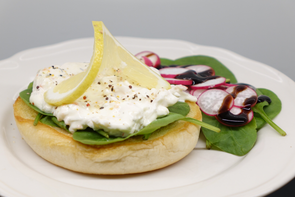 Skagentoast på smörstekt bröd