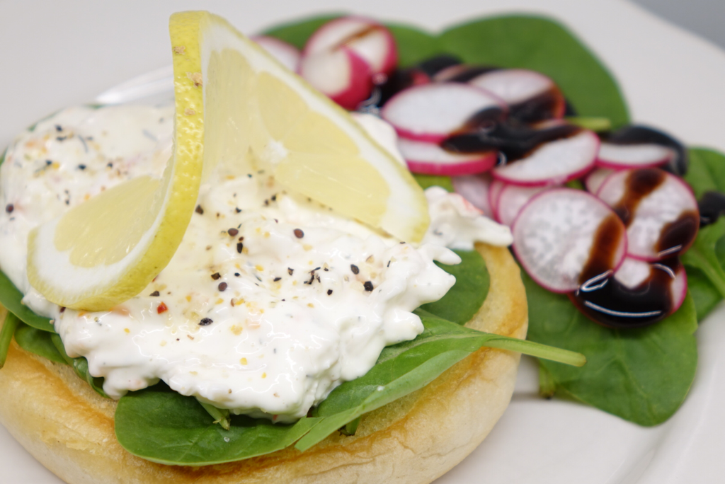 Skagentoast på smörstekt bröd