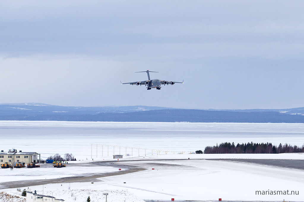Boeing C17 på besök
