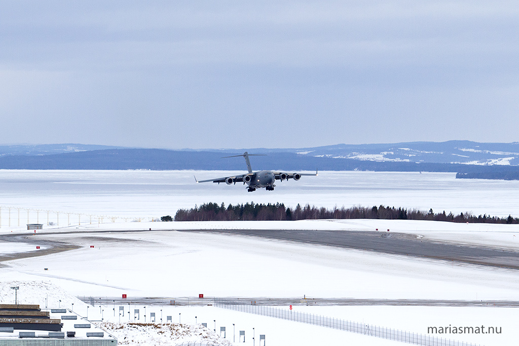 Boeing C17 på besök