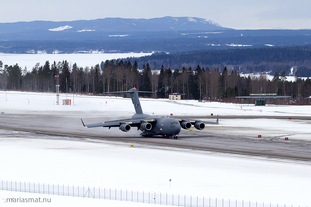 Boeing C17 på besök