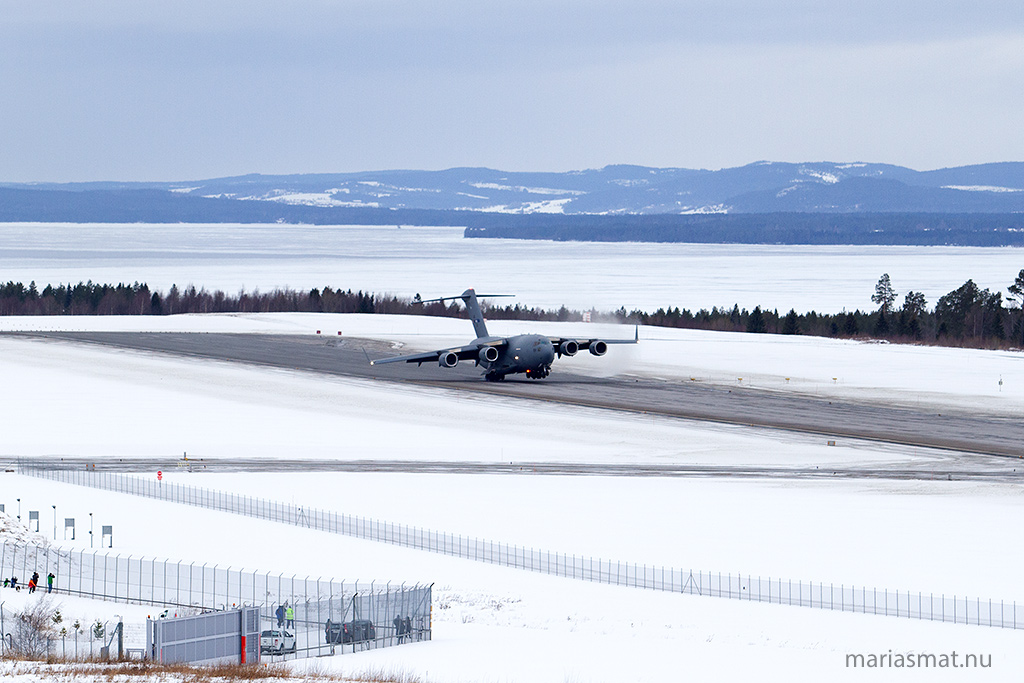 Boeing C17 på besök
