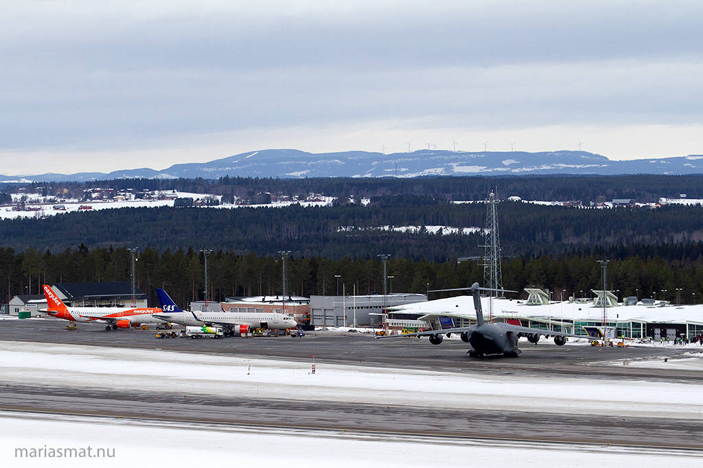 Boeing C17 på besök