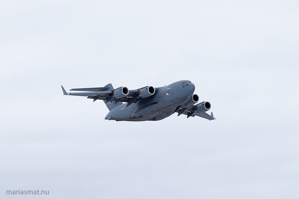 Boeing C17 på besök