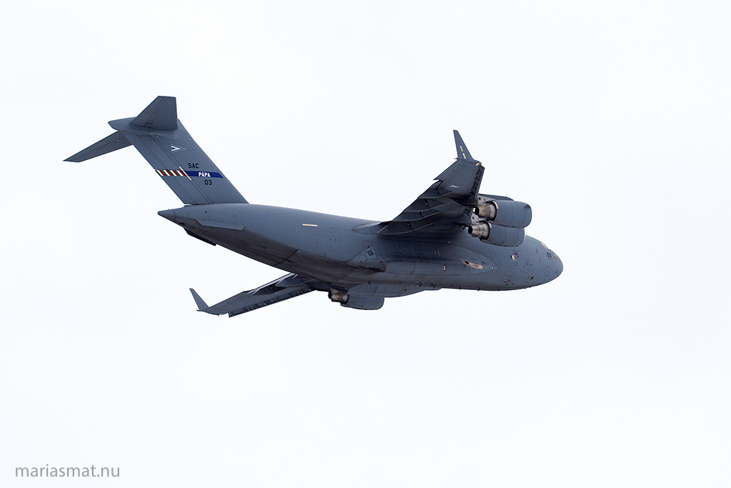 Boeing C17 på besök