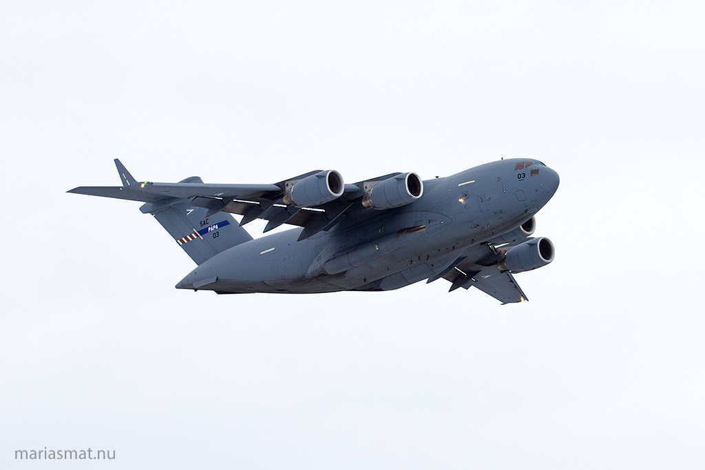 Boeing C17 på besök