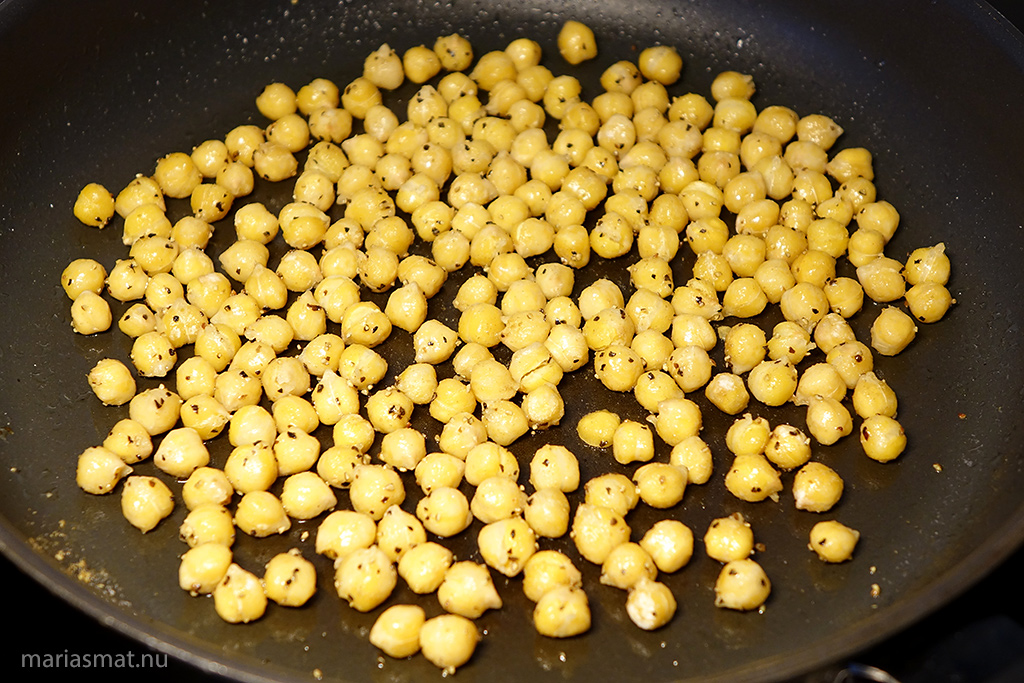 Rostade kikärtor med spiskummin