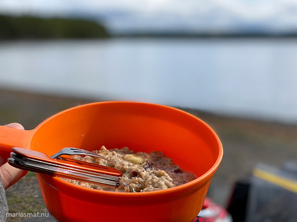 Havregrynsgröt med banan