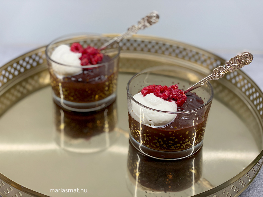 Hemmagjord chokladpudding