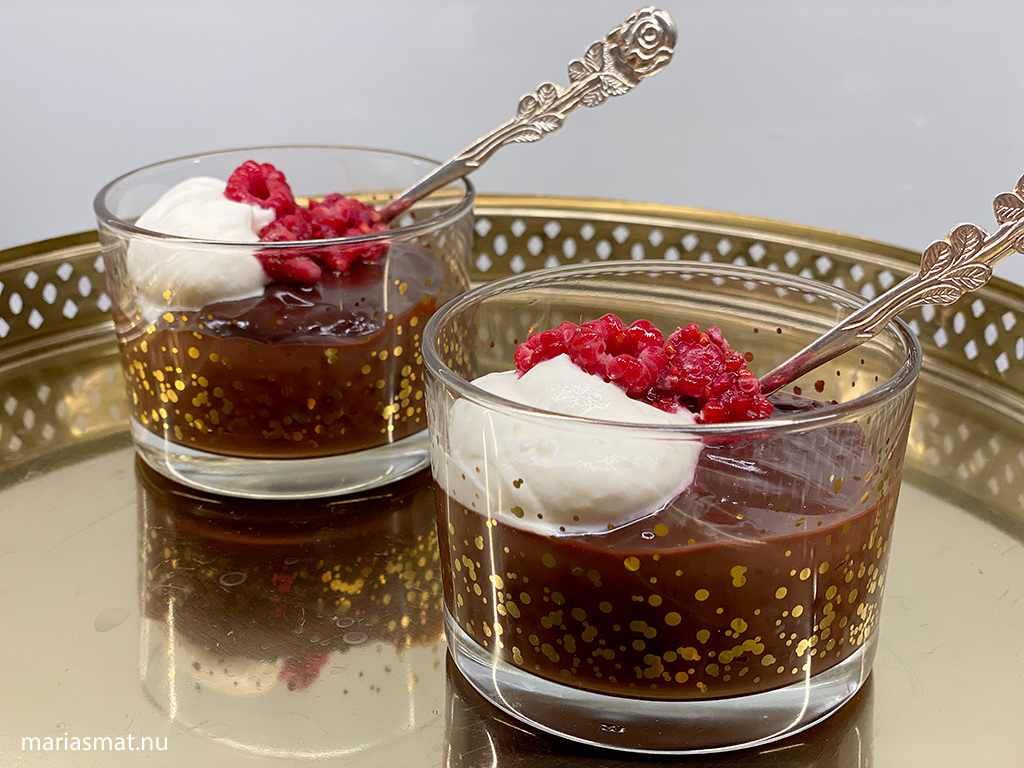 Hemmagjord chokladpudding
