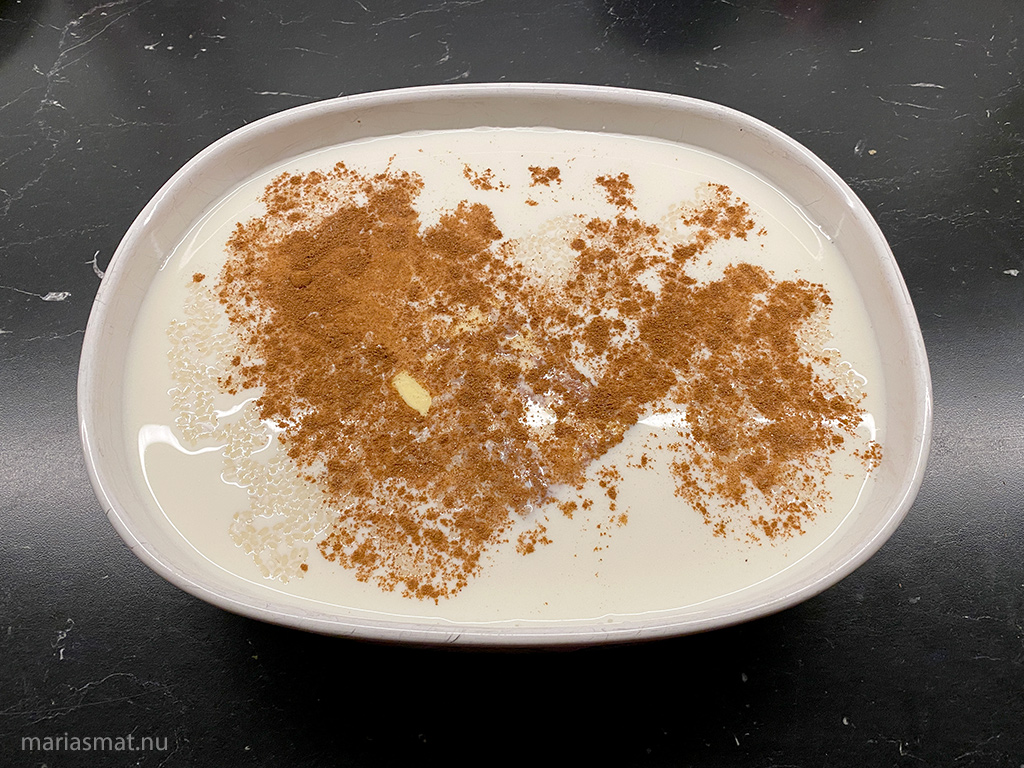 Risgrynsgröt i ugnen