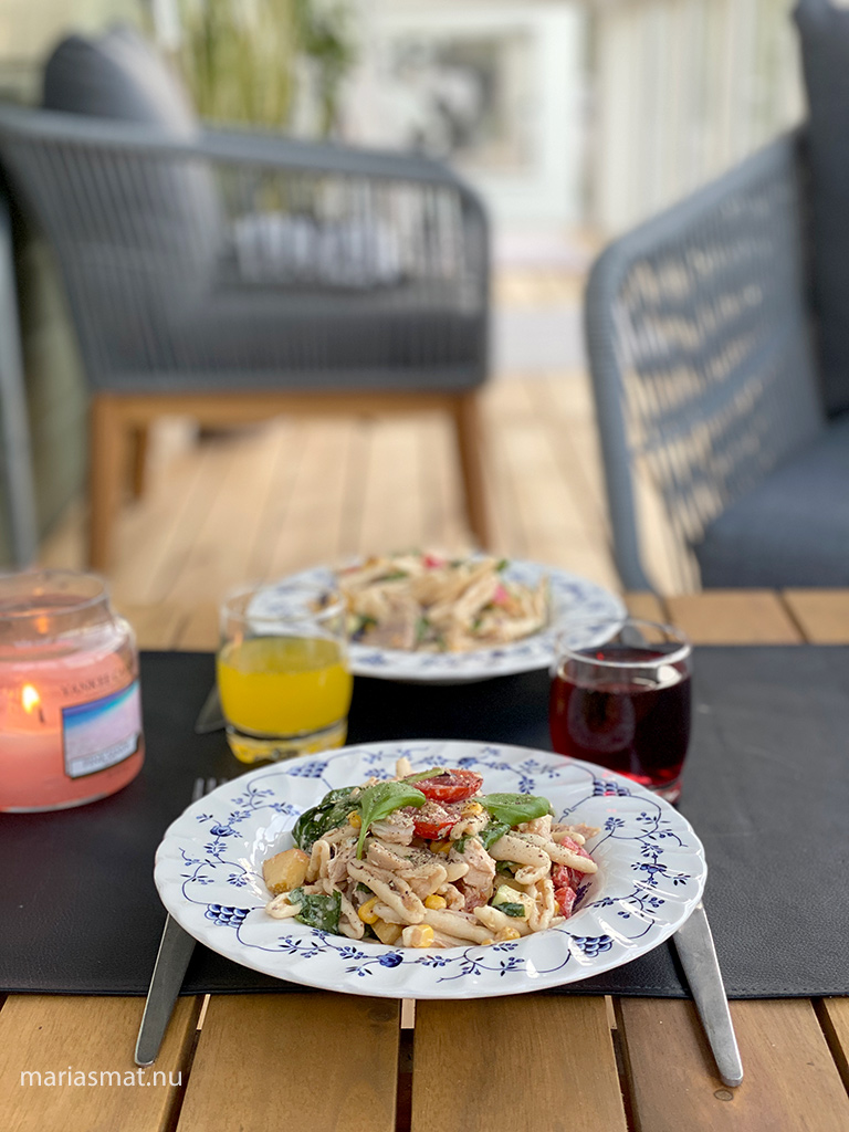 Pastasallad på nationaldagen