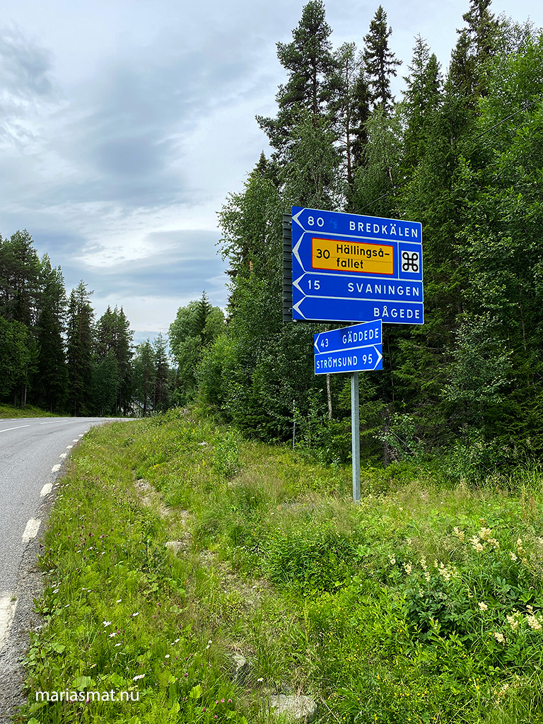 Skyltning Hällingsåfallet