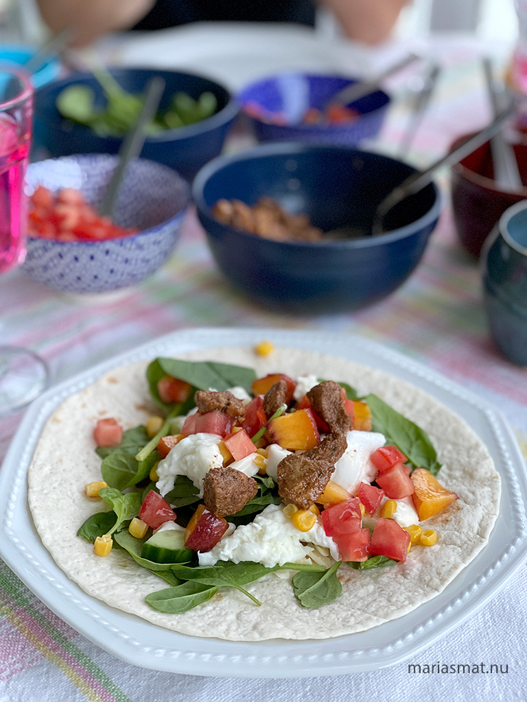 Gyros på fläskytterfilé