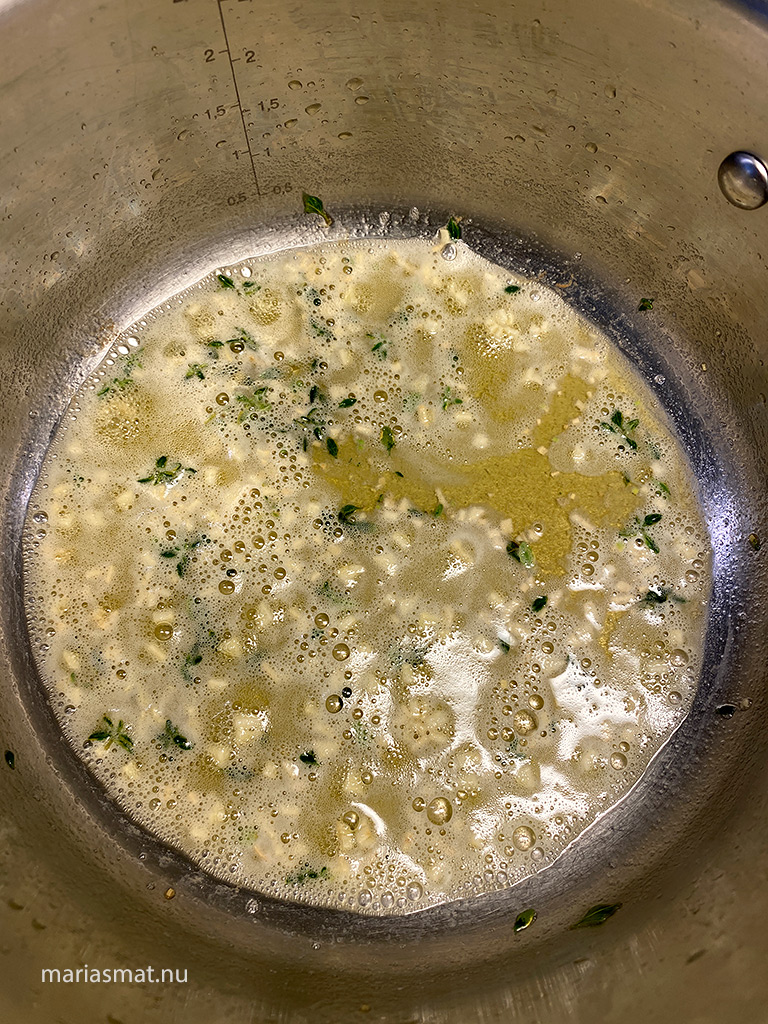 Ricottapasta med brynt smör