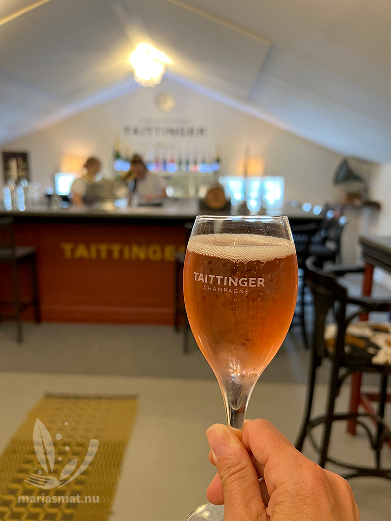 Champagneprovning hos Taittinger