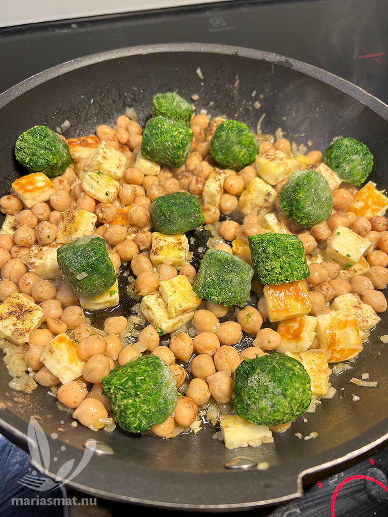 Gryta med grillost och Garam Masala