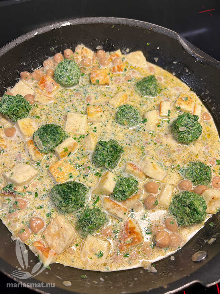 Gryta med grillost och Garam Masala