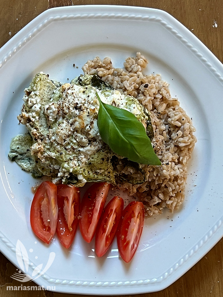 Kyckling i fetaostgratäng