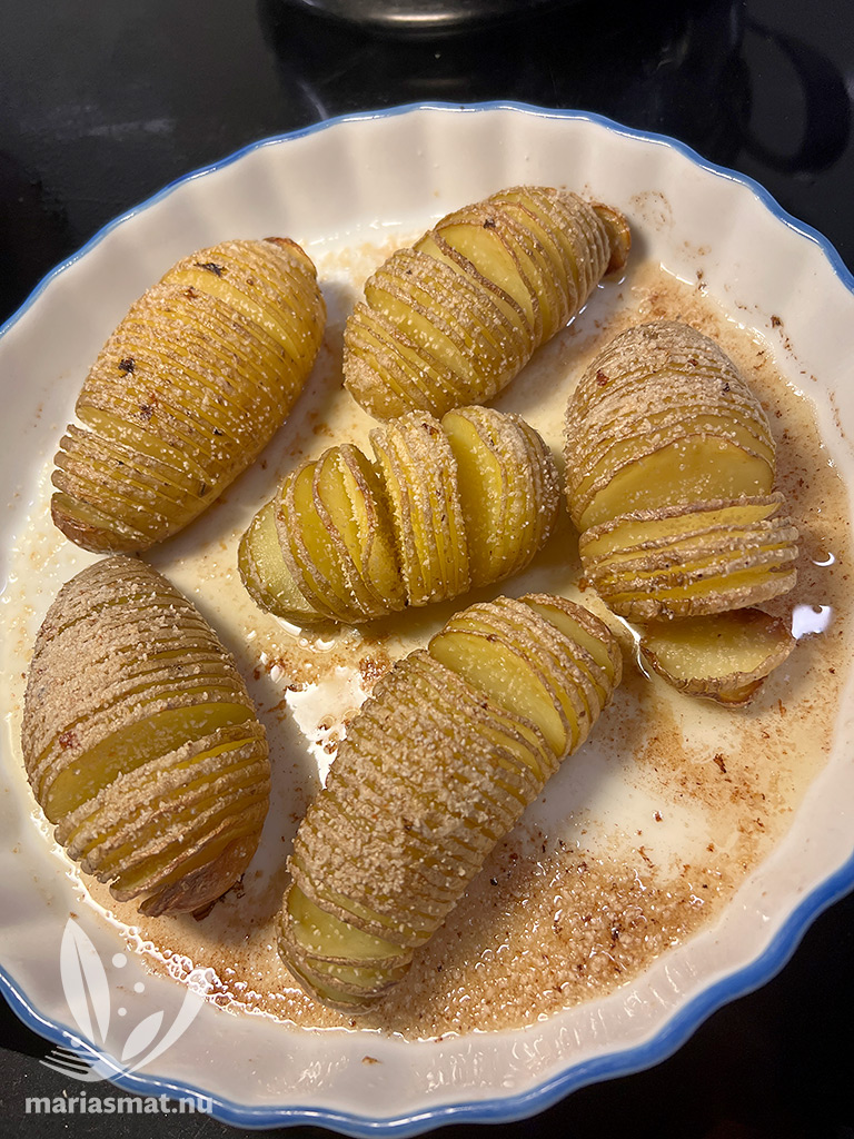 Hasselbackspotatis