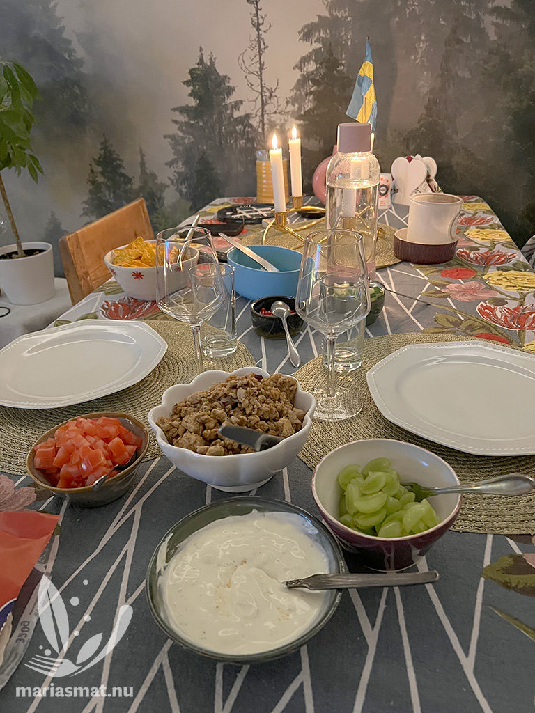 Kycklingfärs till dina fajitas