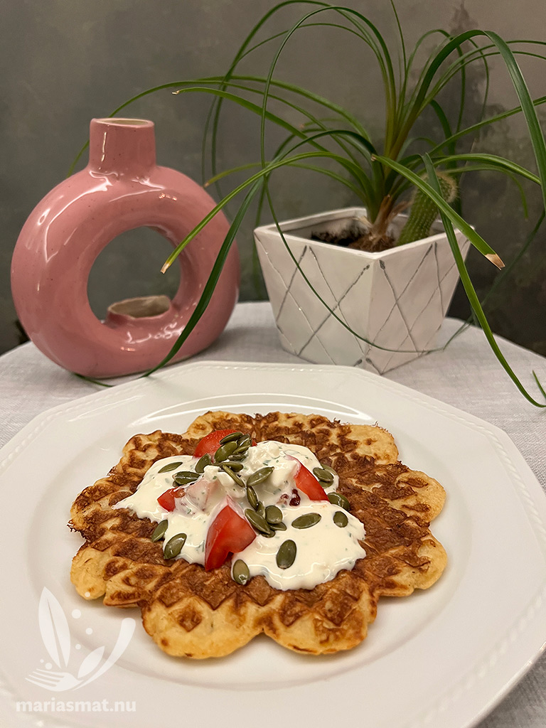 Våfflor med kikärtor