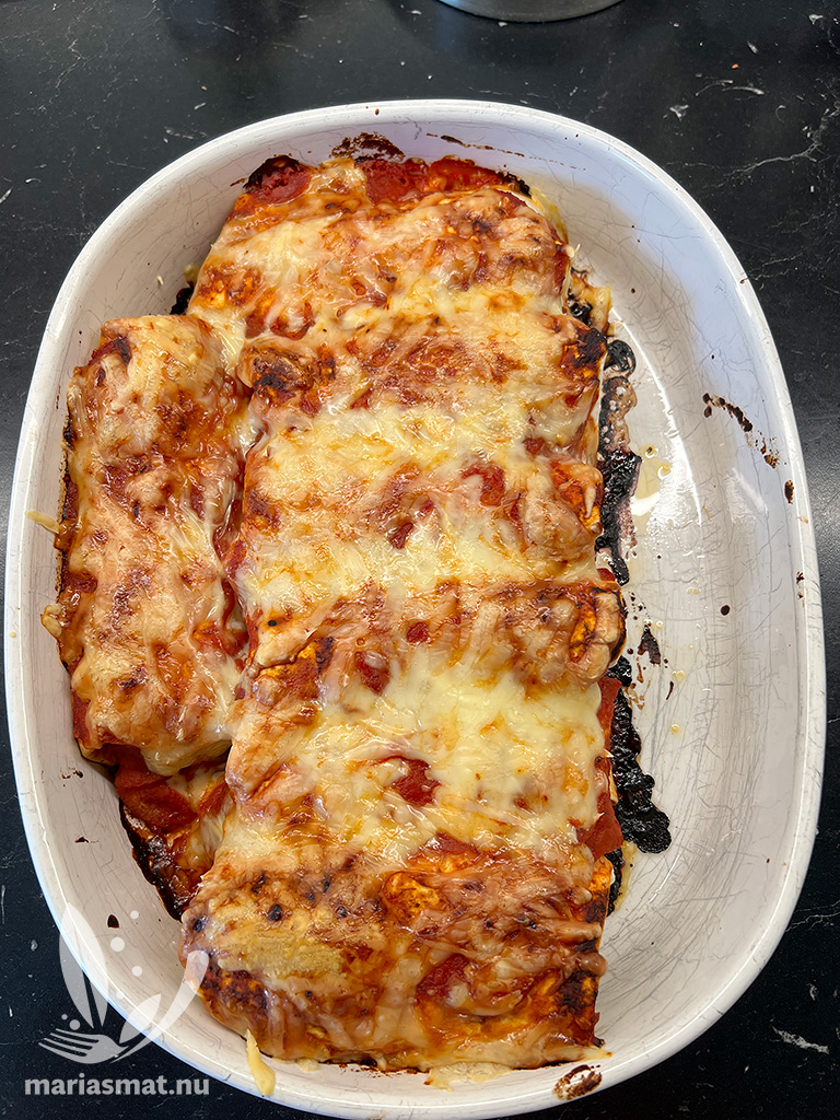 Smidiga enchiladas med kycklingfärs