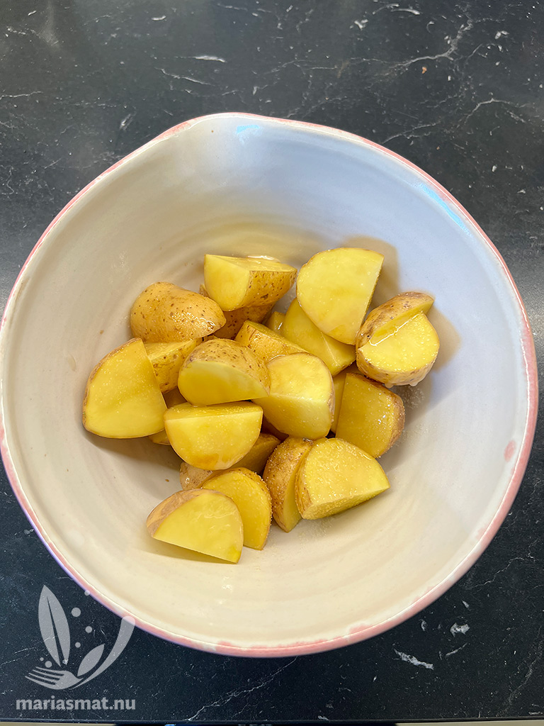 Ugnsrostad potatis med honung