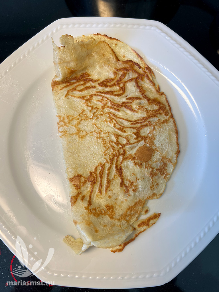 Proteinpannkakor till lunch