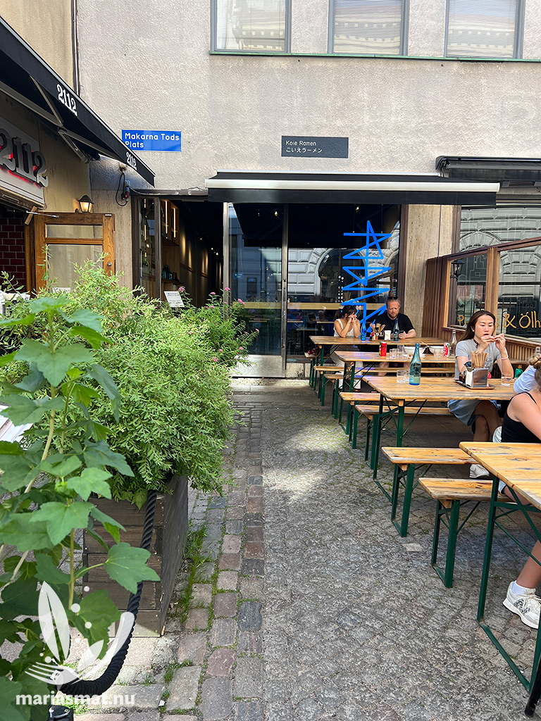 Japansk ramen på Koie