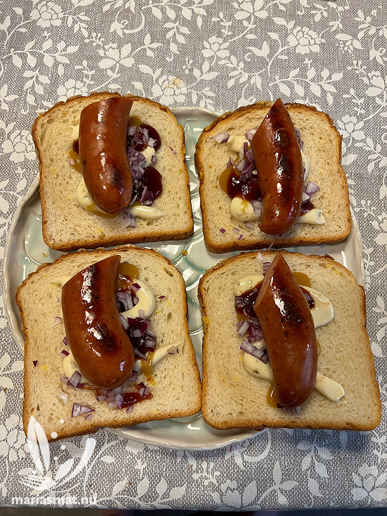 Snabbkorv på franskbröd