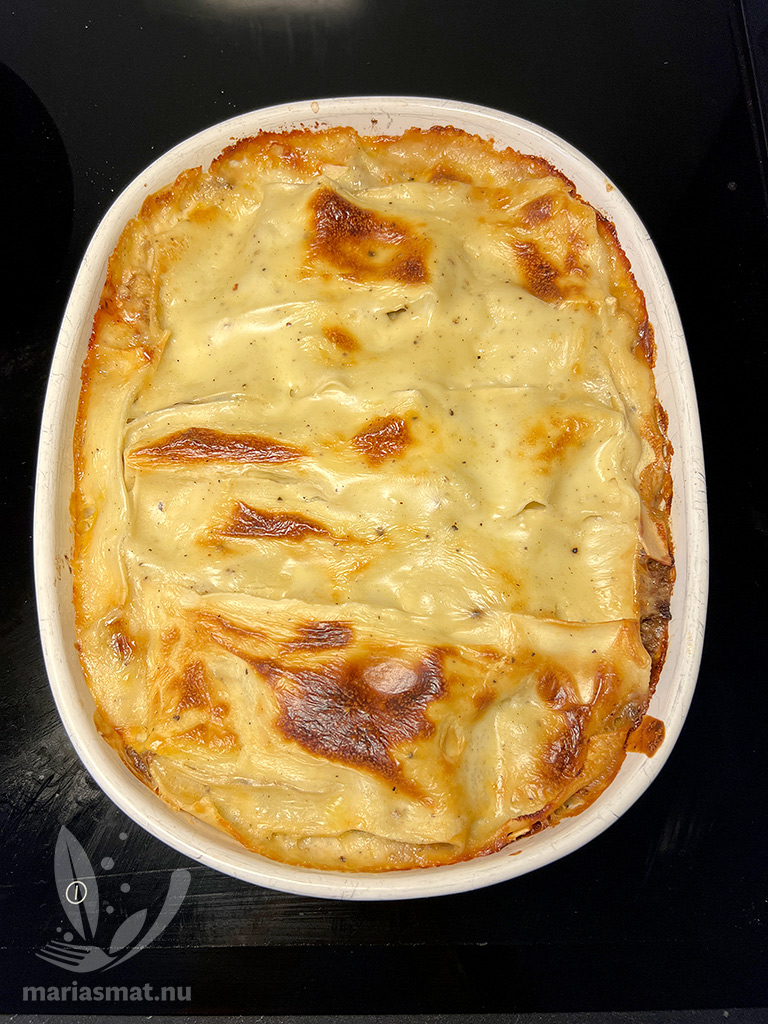 Lasagne med aubergine