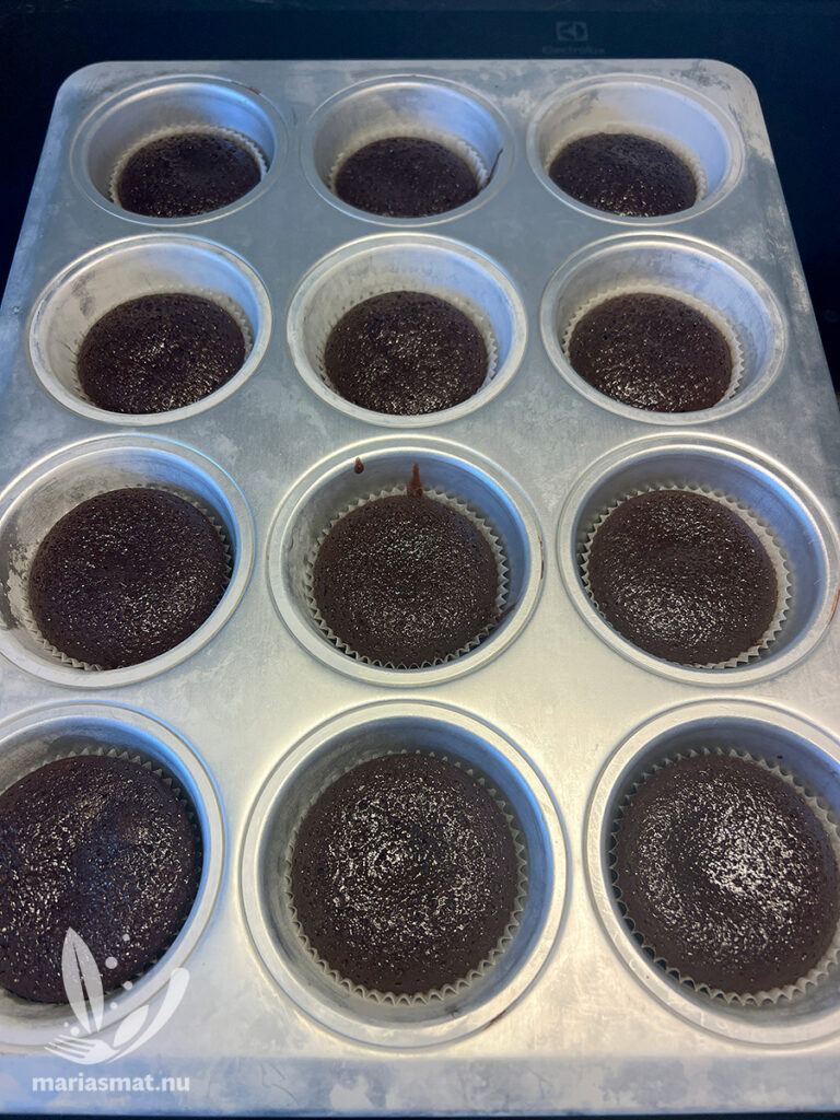 Kaffekladdkakemuffins