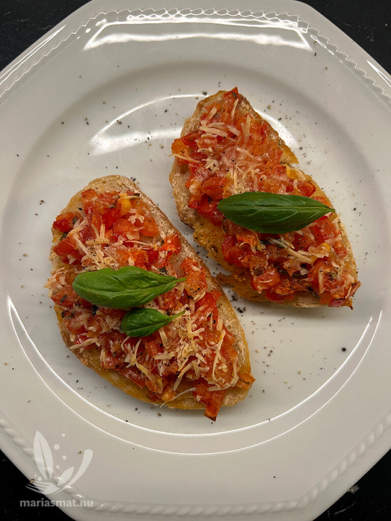 Bruschetta som vardagslyx