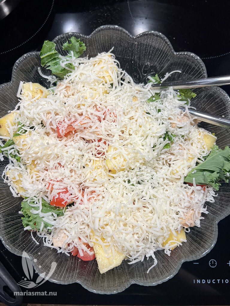 Höstceasar med grönkål